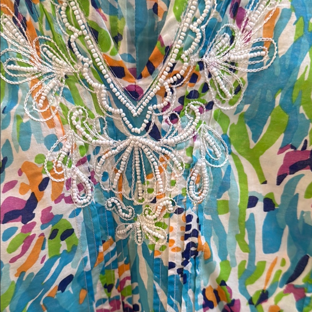 Colorful PatternedTunic Top - Picture 4 of 7